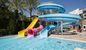 Parque de diversiones Rides Niños Gran Juego de agua toboganes de 3 metros de altura para la piscina