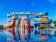 Parque de diversiones Rides Niños Gran Juego de agua toboganes de 3 metros de altura para la piscina