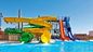 Instalaciones del parque de diversiones ODM Jardín de juegos al aire libre Juegos de juegos Slides acuáticos para niños