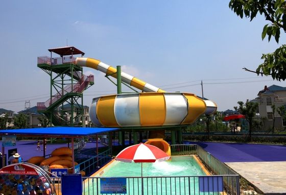 El parque de atracciones de la fibra de vidrio monta el tobogán acuático estupendo del cuenco del marmotreto modificado para requisitos particulares