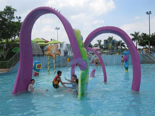 Arco del espray de agua de la combinación de la cinta de la fibra de vidrio del cojín del chapoteo del agua de la altura del CE los 2.5m
