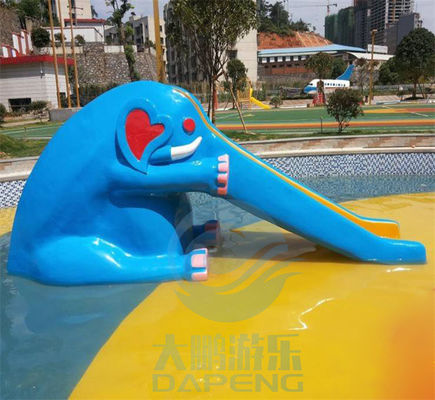 La piscina formada elefante de Mini Pool Slide Outdoor Commercial resbala modificado para requisitos particulares
