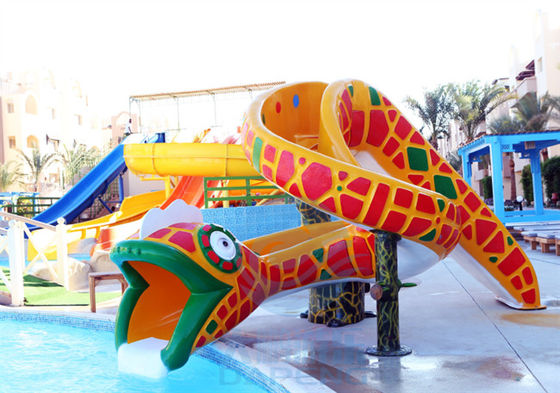 Juego al aire libre del agua de la piscina de Mini Pool Slide Fiberglass Swimming de la cobra para los niños