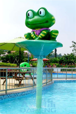 Animales de Aqua Park Equipment Water Squirting de los niños que se colocan en un poste