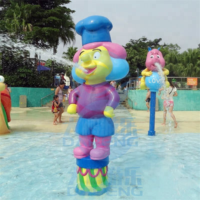 El cocinero Style Water Park de la historieta salpica el cojín para los niños rocía la piscina