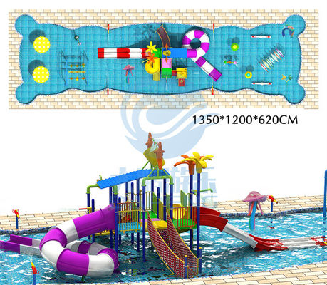 Los parásitos atmosféricos antis de la piscina de los niños del hotel con el SGS del tobogán acuático ROHS TUV certificaron