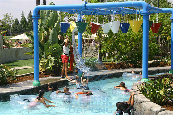 Un buen precio. Fibra de vidrio 9 del cubo de la descarga del cojín del chapoteo de la lluvia del parque de atracciones en 1 modificado para requisitos particulares en línea