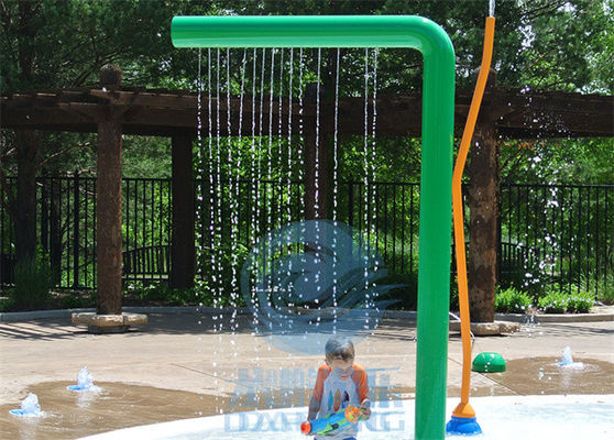 La cortina de agua del espray de la forma de Aqua Park 7, galvanizó las estructuras de acero del agua para el parque del chapoteo