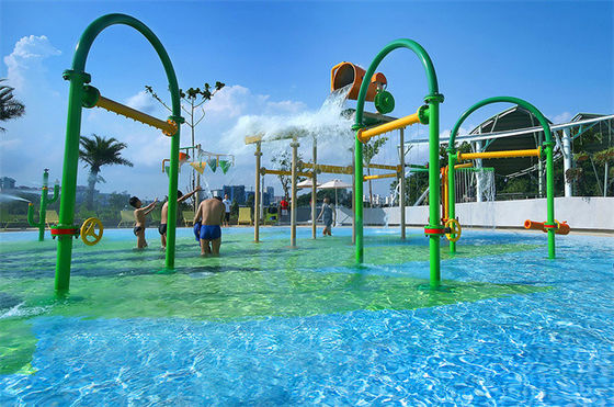 Parque al aire libre comercial y casero del espray, cascada constante del vapor de la zona de chapoteo