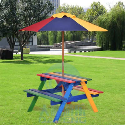 Sistema no tóxico multicolor del banco de la mesa de picnic de 4 niños de Seat de los accesorios de la piscina