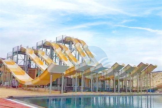 Un buen precio. Parque de Fade Oxidation Resistant For Water de la rampa del tobogán acuático de la mosca del resbalón N de la fibra de vidrio en línea