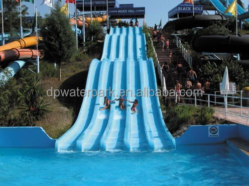 Diapositivas múltiples de la fibra de vidrio del agua de Aqua Park Equipment Colorful Custom para la piscina/el hogar comerciales