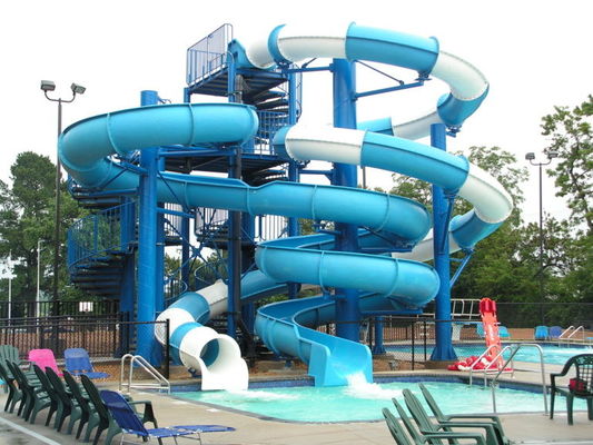 Juegos para niños Jardín de juegos al aire libre Equipo de piscina comercial Deslizamiento acuático Conjunto de fibra de vidrio para adultos