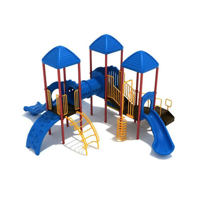 ODM LLEPE Jardín de juegos al aire libre Jardín de juegos con toboganes de plástico