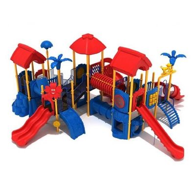 OEM Parque de juegos al aire libre Niños grandes toboganes de agua de plástico