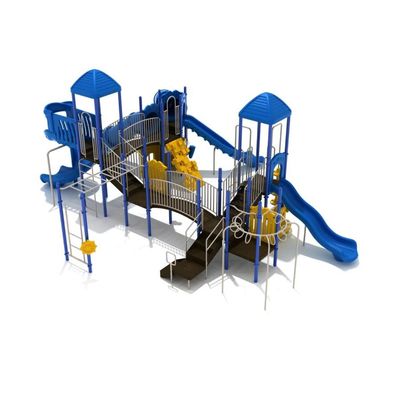 OEM acero galvanizado comercial gran tobogán de plástico para niños