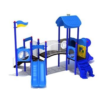 Un buen precio. OEM Parque de juegos acuático al aire libre Playhouse de toboganes de plástico para niños en línea
