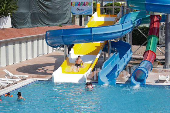 OEM Slide Outdoor Multi Fiberglass para el parque acuático de diversiones