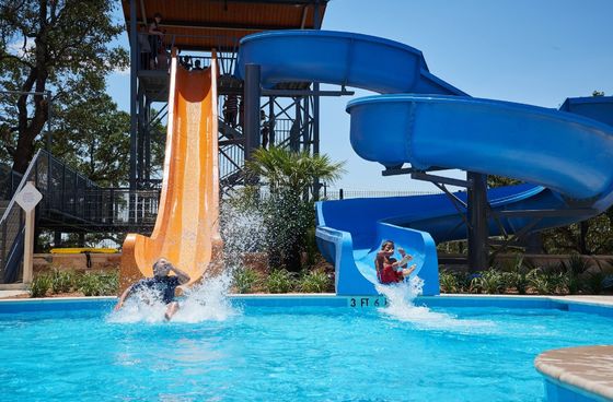 OEM Parque acuático de diversiones Niños Equipo de natación Fibra de vidrio Slide