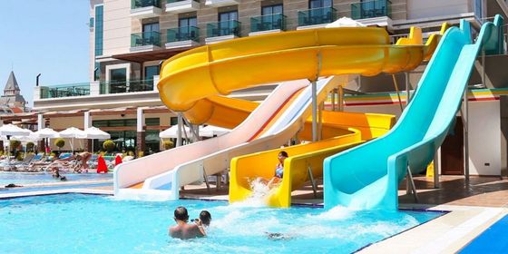 OEM Juegos al aire libre Parque paseos acuáticos Backyard tobogán para niños Juego