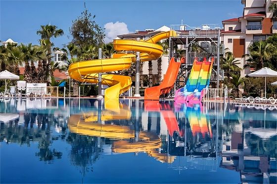 1 persona Parque acuático tobogán divertida piscina Parque de juegos paseos