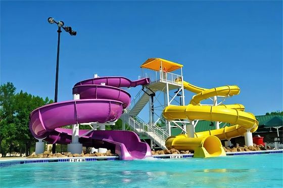 Un buen precio. OEM Parque de juegos para niños al aire libre Piscina de diversiones Guangzhou Fibra de vidrio tobogán acuático para niños en línea