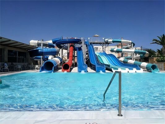 ODM Equipo de juegos para niños al aire libre Slide de agua de fibra de vidrio para niños