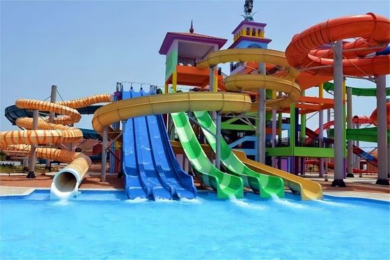 18.5Kw 3m ancho Parque acuático tobogán Parque de diversiones instalaciones de juegos
