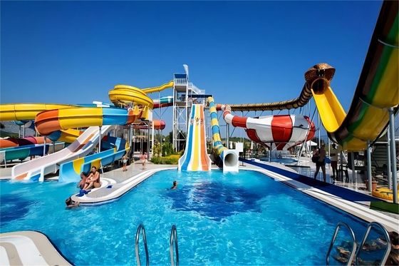 OEM Niños Fuera De Entretenimiento Piscina Paseo Fibra de vidrio tobogán acuático