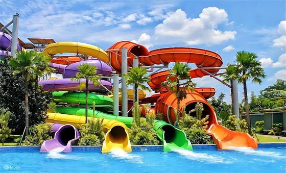 ODM Niño Amusemnet Parque acuático Parque infantil Piscina de fibra de vidrio tobogán