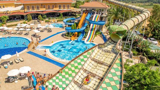 Parques de diversiones al aire libre Ride Tube de agua Fibra de vidrio partes de deslizamiento