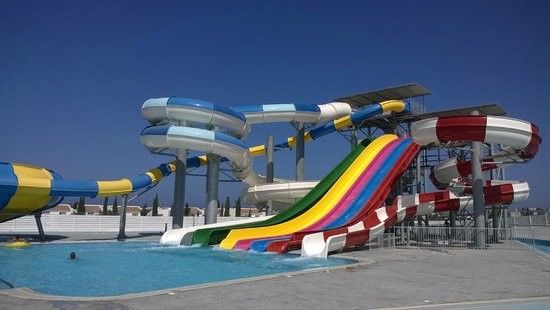 Parque Mundial de Agua al aire libre Equipo de piscina toboganes