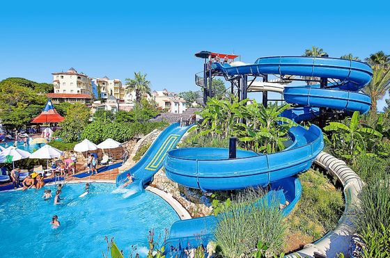 Niños Parque de diversiones Equipos Piscina Fibra de vidrio tobogán acuático