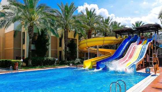 OEM Acuario Acuario Parque acuático Recorridos toboganes de fibra de vidrio para niños