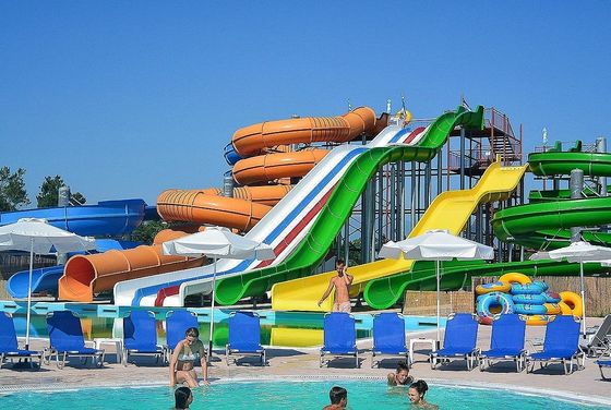 OEM Parque acuático Parque de juegos Piscina Fibra de vidrio tobogán acuático para niños