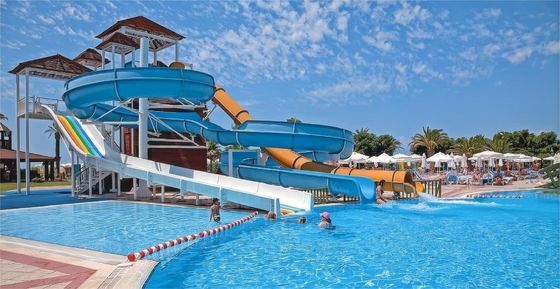 Parque de diversiones al aire libre Juegos acuáticos para niños Juego de diapositivas gigantes