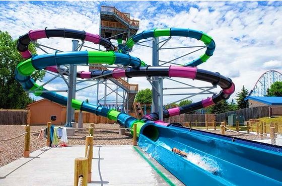ODM Parque acuático comercial al aire libre Parque de diversiones de juegos Piscina de baño Tubos de tobogán para niños