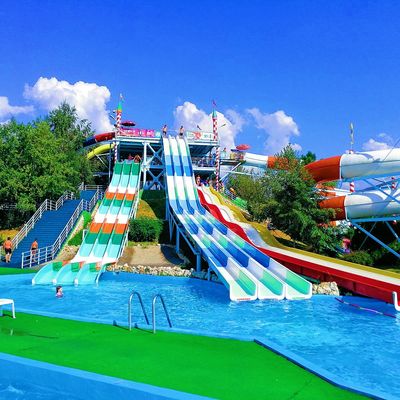 ODM Niño Parque temático acuático piscina agua divertida juguete paseos de fibra de vidrio diapositiva