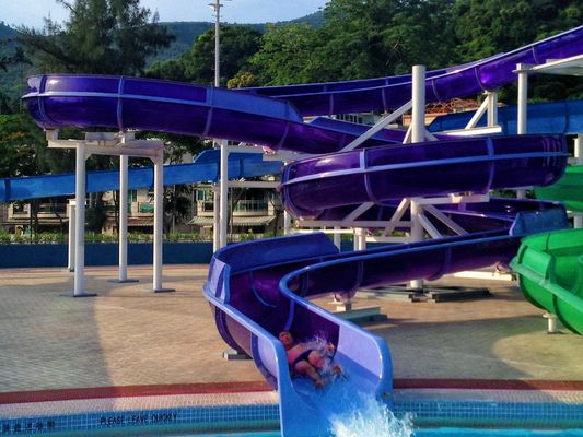 Parque de diversiones Juegos acuáticos Equipo Fibra de vidrio para adultos