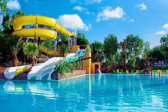 Parque acuático Equipo de parque infantil Juego acuático Fibra de vidrio Slide Set