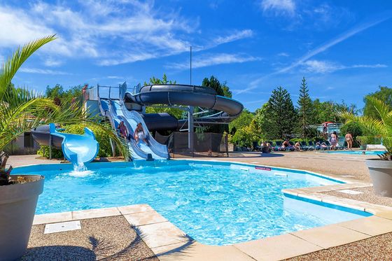 Equipo de juegos acuáticos de piscina comercial Fibra de vidrio para adultos