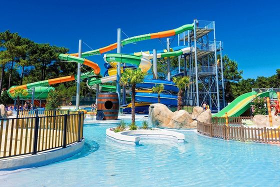ODM Los niños juegan juegos de agua de diversión Fibra de vidrio tobogán para piscina