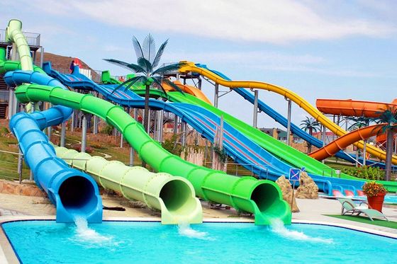 Parque de diversiones al aire libre Parque acuático tobogán Piscina Diseño de equipos