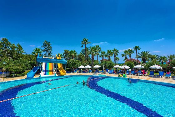 Parque acuático de la ciudad al aire libre equipo de juego piscina tobogán de fibra de vidrio para niños