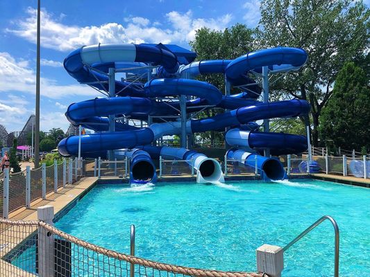 Comercial para niños Parque acuático juegos piscina tobogán acuático para niños
