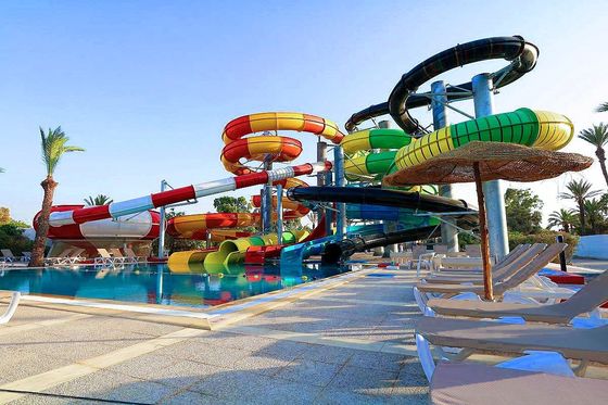 Equipo de juego de diversiones acuáticas de parques acuáticos de fibra de vidrio