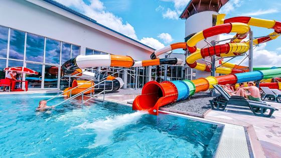 Deportes acuáticos divertidos Piscina Equipo y accesorios Slide de fibra de vidrio para niños