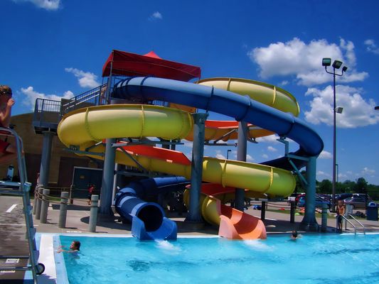 Parque acuático Parque acuático infantil Equipo de juegos de verano tobogán acuático