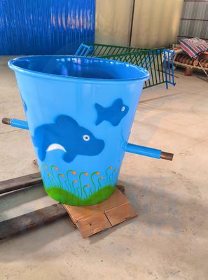 Hoteles Comerciales Spray Water Splash Pad Equipo de Juego Balde Para Niños