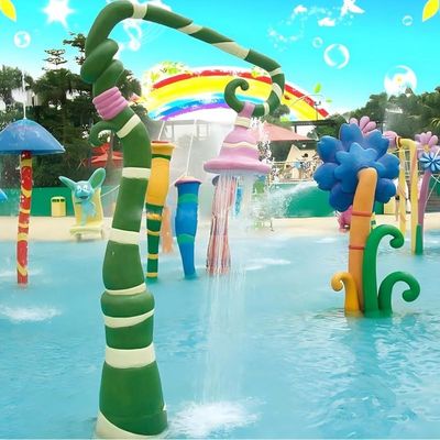 Niños Equipos para juegos al aire libre Piscina de agua salpicadora Glory Flower para niños